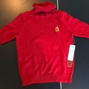 Ralph Lauren red sweater turtleneck